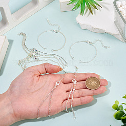 8 Stück 4 Stil Messingkettenarmbänder herstellen&nbsp;AJEW-TAC00068