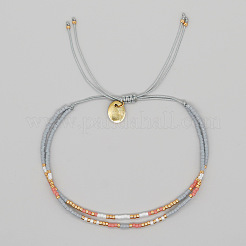 Braccialetti a doppio strato di perline di vetro&nbsp;NW9458-3