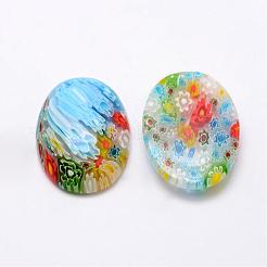 Cabochons di vetro millefiori fatto a mano&nbsp;LAMP-G121-48