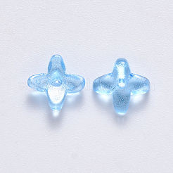 Perlas de vidrio pintado en aerosol transparente&nbsp;LS-GLAA-R211-06-C01