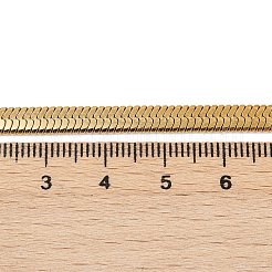 Цепочки-елочки из нержавеющей стали 201 с вакуумным покрытием PVD&nbsp;X-NJEW-M187-06G