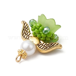 Подвески-ангелы из стеклянных бисеров&nbsp;PALLOY-MZ00713-04