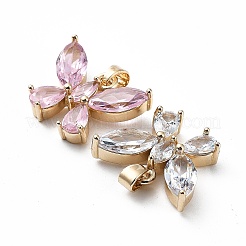 Подвески из латуни и стекла k9&nbsp;KK-Z031-20KCG