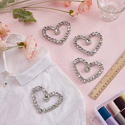 4 Stück Glas-Hotfix-Strass.&nbsp;DIY-FG0007-56B