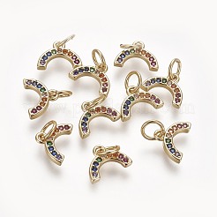 Латунь подвески циркония кубической&nbsp;ZIRC-E162-14G