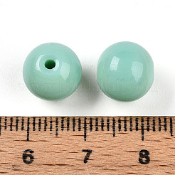 Perle di vetro di colore solido opaco&nbsp;LS-GLAA-N007-10mm-A10