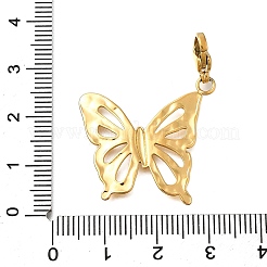 Бабочка 304 подвесные украшения из нержавеющей стали&nbsp;STAS-R159-15G