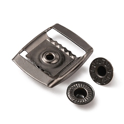 Bouton pression en acier inoxydable 201&nbsp;STAS-WH0027-25B