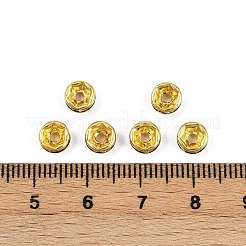 Латунные бусины разделители для поставки стразов&nbsp;RB-A014-Z6mm-10G