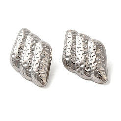 Серьги-гвоздики из нержавеющей стали 304 для женщин&nbsp;EJEW-U019-01P-02