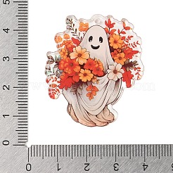 Непрозрачные акриловые подвески на тему Хэллоуина&nbsp;SACR-S034-04B