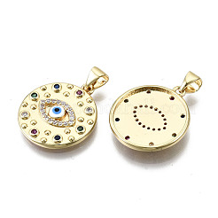 Латунные подвески из микро-паве&nbsp;ZIRC-S067-078-NF