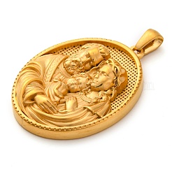 Религия золотистый тон 304 нержавеющая сталь подвески&nbsp;LS-STAS-K289-01G-04