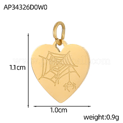 Подвески из нержавеющей стали 304&nbsp;STAS-OY005-53G