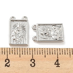 Прямоугольные подвески из латуни с 2 петлей&nbsp;KK-Q804-28P