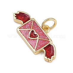 Латунь эмаль подвески&nbsp;KK-B150-01G-01