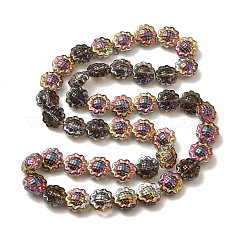 Trasparenti perle di vetro placca fili&nbsp;GLAA-G098-04F