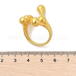 Круглые разветвленные кольца-манжеты из нержавеющей стали 304 для женщин&nbsp;RJEW-Q007-02G