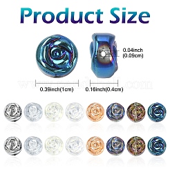 30 шт. Гальванические стеклянные бусины&nbsp;EGLA-YW0005-57A-01