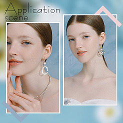 10 пара 5 стиля 925 крючка для сережек из стерлингового серебра&nbsp;STER-BBC0006-08