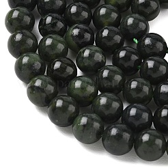 Natürliche kanadische Jade Perlen Stränge&nbsp;GG-CBA6BAC-A02-8mm