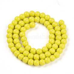 Запекание окрашенных непрозрачных стеклянных бусин&nbsp;LS-GLAA-T032-P6mm-16