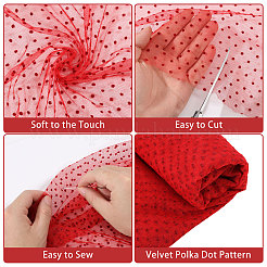 Polyester-Tupfenstoff&nbsp;DIY-PH0038-36C