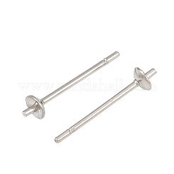 Perni per orecchini in acciaio inossidabile 304 resistenti all'ossidazione&nbsp;LS-STAS-R063-41