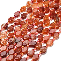 Натуральные полосатые агатовые бусы&nbsp;G-F807-A01-01