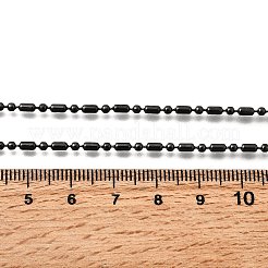 Ожерелья из цепочек-столбиков из нержавеющей стали 201 толщиной 2 мм&nbsp;NJEW-C097-01B