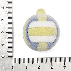 Silikonanhänger mit Sportmotiven aus beflocktem Material&nbsp;SIL-C012-02A-04