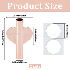 2 шт. настенная цветочная трубка в форме сердца&nbsp;FIND-GF0008-61RG