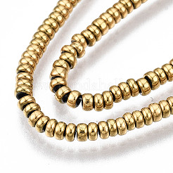 Гальванизировать немагнитных синтетический гематит бисер пряди&nbsp;X-G-T114-85G