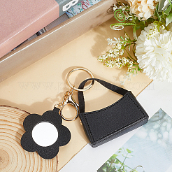 1 шт. портативный брелок для сумки из искусственной кожи&nbsp;AJEW-CL0001-64C