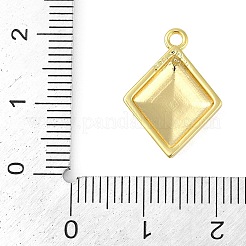 Anhänger aus echtem 18 Karat vergoldetem Messing mit Kreuzmotiv und Mikropflaster aus klarem Zirkonia&nbsp;LS-KK-L219-06G-03