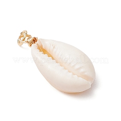 9 шт. подвески из натуральной ракушки каури&nbsp;PALLOY-JF03700-03