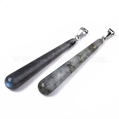 Натуральный лабрадорита большие подвески&nbsp;G-T131-17B