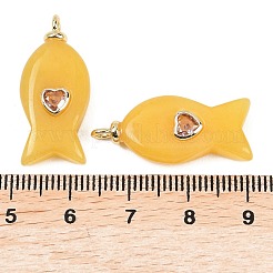 Крашеные натуральный белый нефрит подвески&nbsp;G-Z134-06G-01