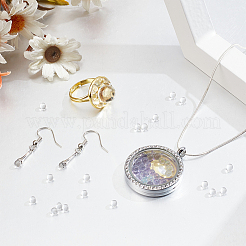 100 шт. сферические бусины из натурального кварца&nbsp;G-NB0005-51A