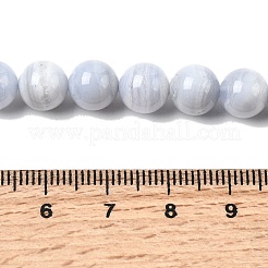 Натуральный голубой кружевной агат бисер нитей&nbsp;G-G344-A06-8mm