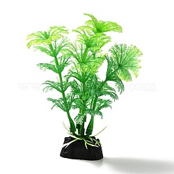 Пластиковые искусственные водные растения декор, для аквариума, аквариум, зелёные, 30x20x100 мм