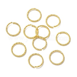 Латунные перекидные кольца, без свинца и без кадмия, открытые кольца прыжок, реальный 24k позолоченный, 18 датчик, 10x1 мм, внутренний диаметр: 8 мм