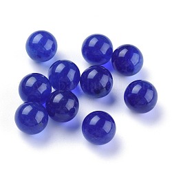 Perle di vetro pietra blu anguria, Senza Buco / undrilled, tondo, 17.5~18mm