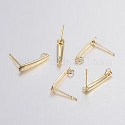 304 risultati orecchino perno in acciaio inox, con il ciclo, oro, 15x3x1mm, Foro: 1.6 mm, ago :0.8mm