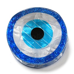 Pinzas para el cabello con forma de garra de pvc con forma de mal de ojo, para mujer niña, azul dodger, 43x46x36mm