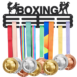 Superdant porta medaglie espositore appendiabiti telaio per boxe femminile robusto acciaio nero ganci a parete in metallo espositore per medaglie oltre 60 medaglie