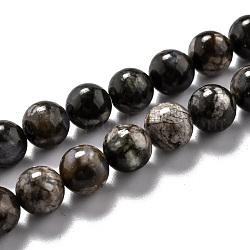 Hebras de perlas de glaucophane natural, redondo, 8.5mm, agujero: 1.2 mm, aproximamente 47 pcs / cadena, 15.67'' (39.8 cm)