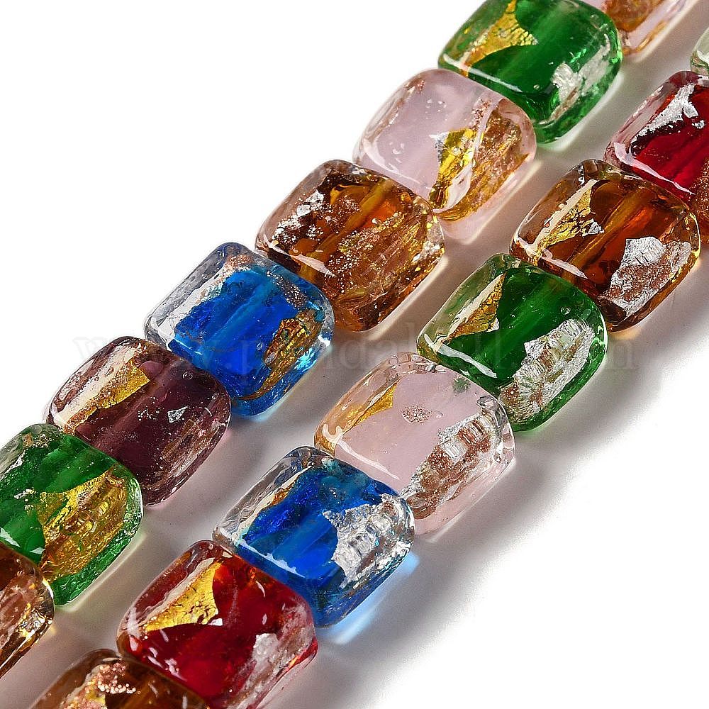 120 Perles En Verre Millefiori Faites Main - 4 Tailles Et Styles Assortis - Pour Création De Bijoux DIY - 8