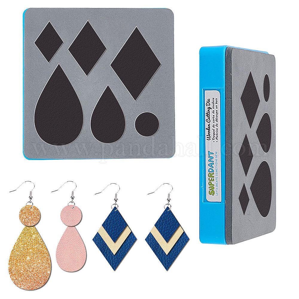 Matrice Découpe SUPERDANT Pour Porte-monnaie Cuir - Format 15x15cm - Compatible Machines Découpe - DIY