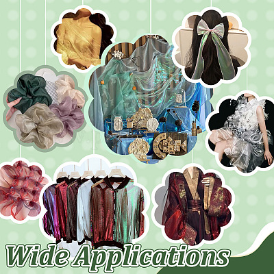 Органза ткань&nbsp;DIY-WH0308-692A-1